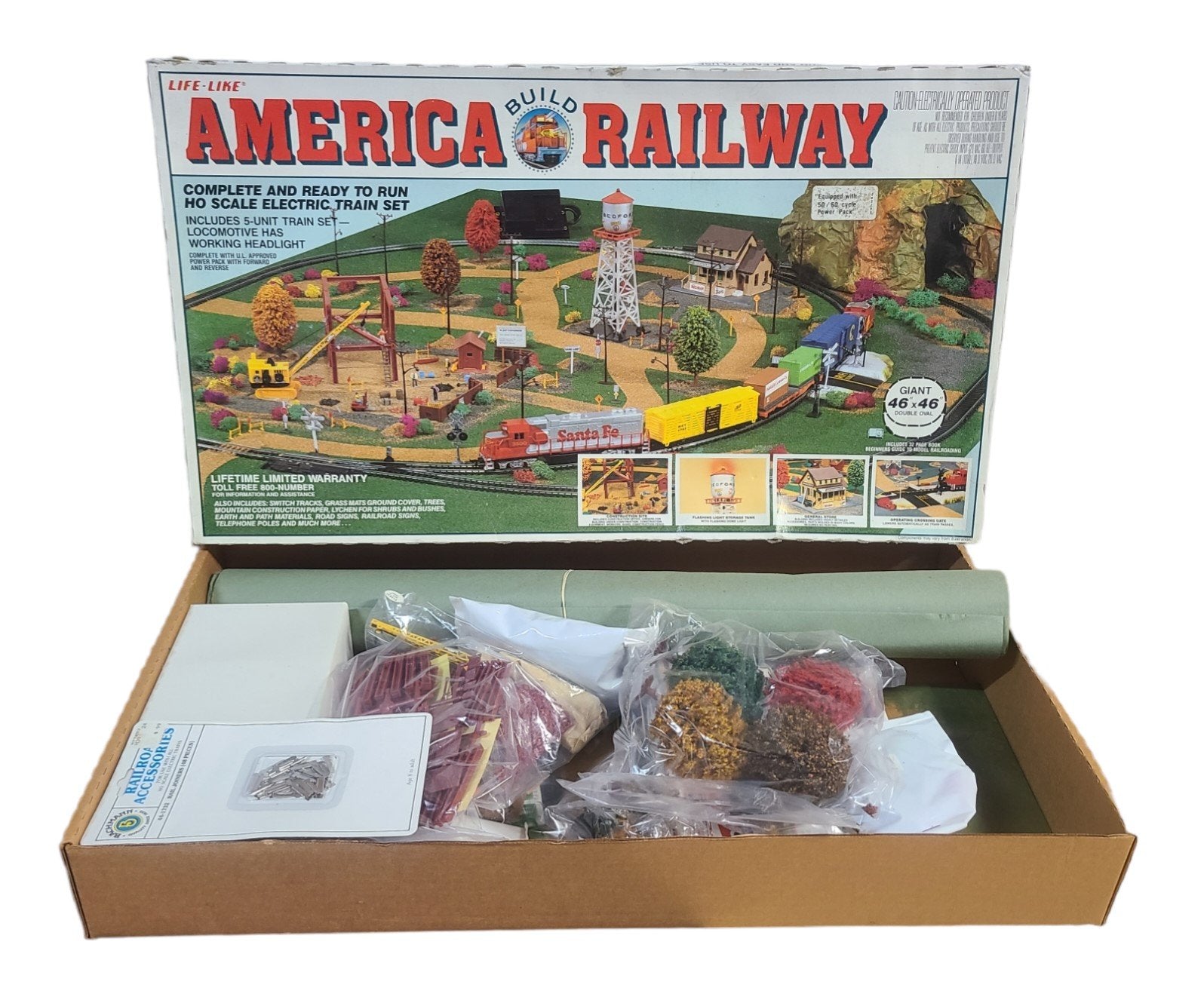 Vintage America Railway Build Kit 1980s Life-Like Railroad New Unused Full Set