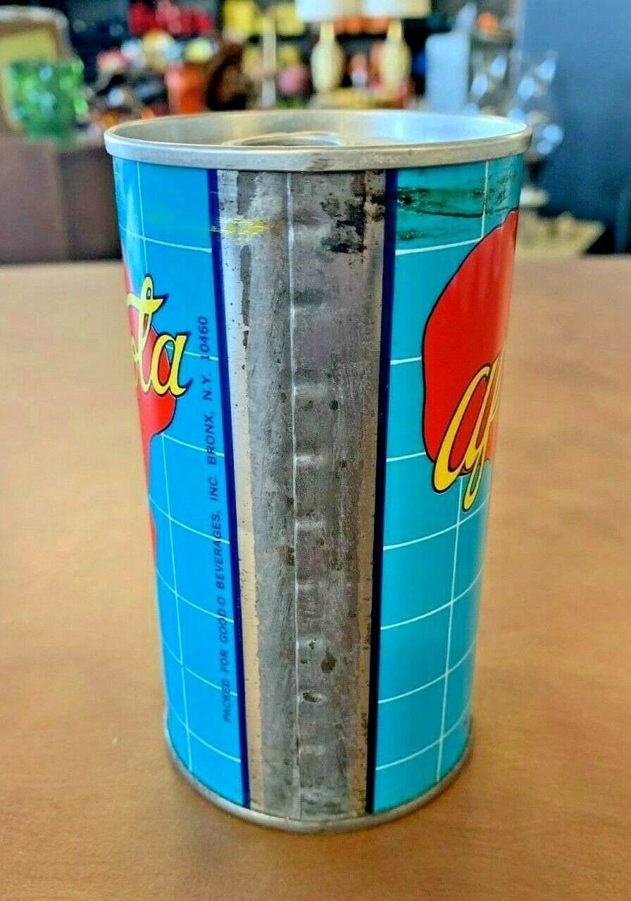 1960's Afro Cola the Soul Drink Full Unopened Soda Pop Can