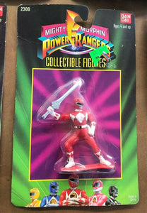 9 MIGHTY MORPHIN POWER RANGERS & SPACE ALIENS 1993 ACTION FIGURES BANDAI IN PACK