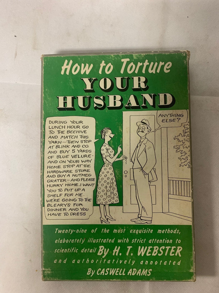 Vintage How to Torture Your Husband and Wife by H. T. Webster Book Set