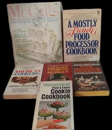 10 Cookbooks Frugal Gourmet Like Grandma Gourmet Cookie Food Processor McCall's