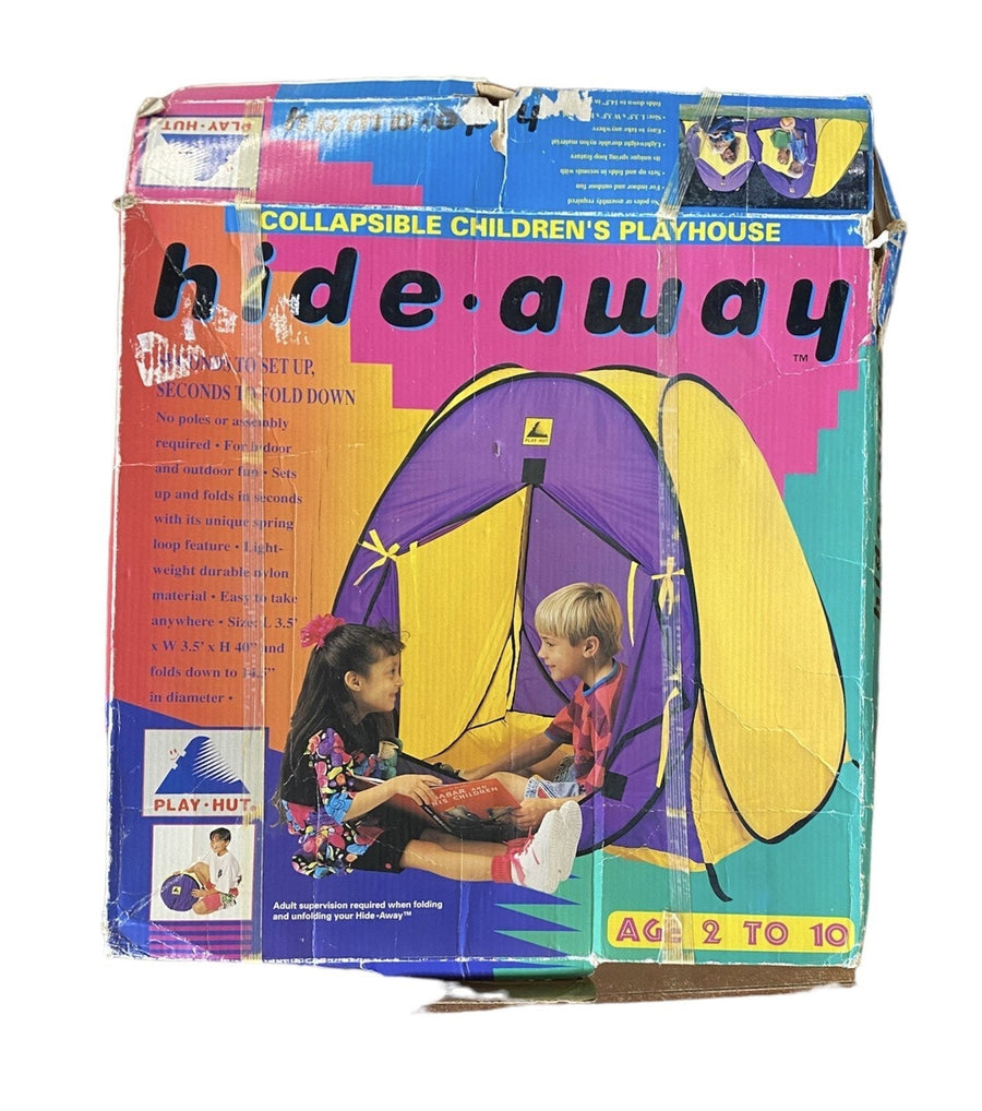 Hide-Away Collapsible Children's Playhouse, Play Hut Inc., Vintage