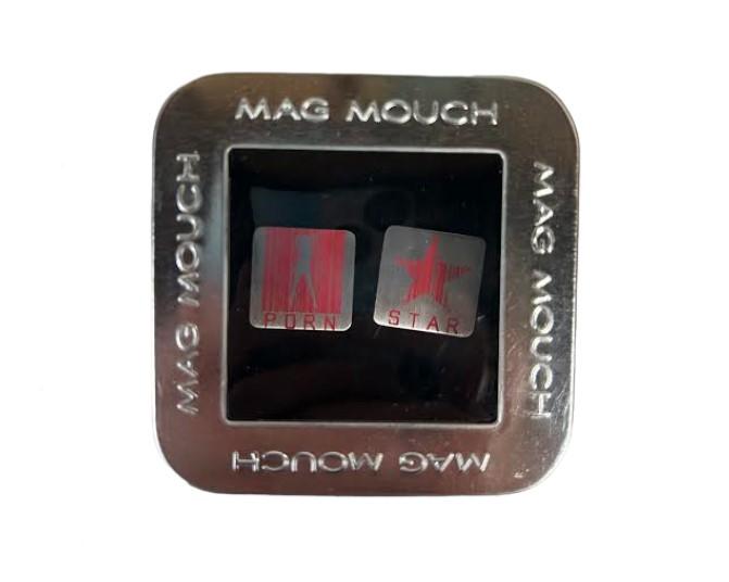 Mag Mouch Sophos Novelty Cufflink 2pc Pornstar and New York City Jewelry Buttons