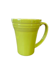 Fiesta Ware Lemongrass Bistro Latte Mug Homer Laughlin Ceramic Cup Tall Green