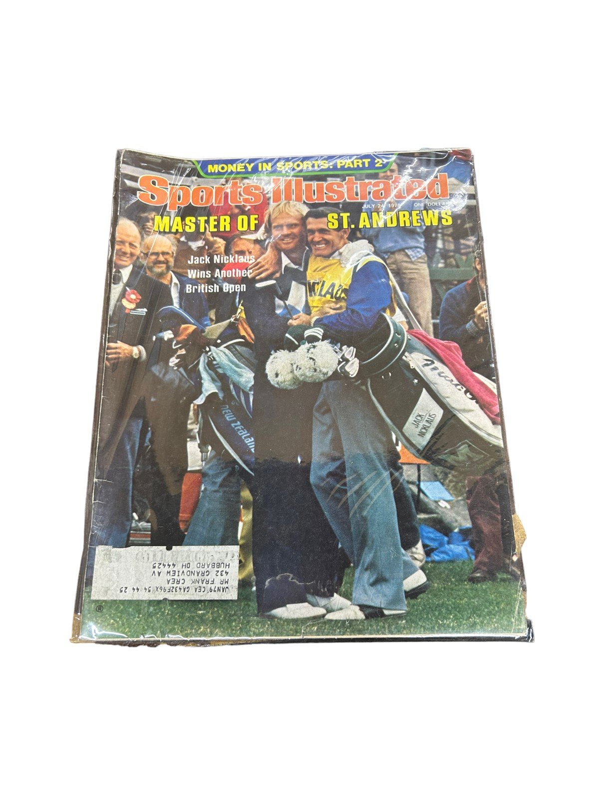Sports Illustrated 1970s Vtg Golf Jack Nicklaus Gary Player Sealed Magazine Lot