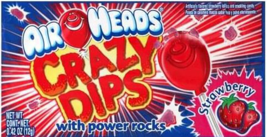 Strawberry Air Heads Crazy Dips With Powdered Rocks