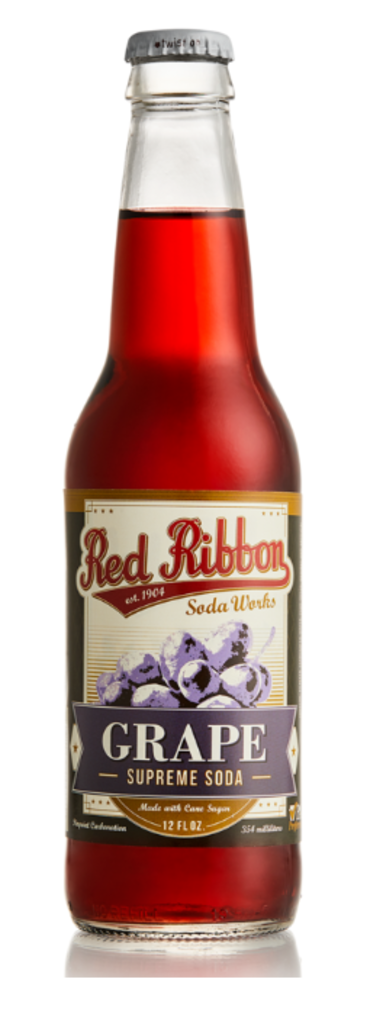 Red Ribbon Grape Soda - 12 oz Bottle