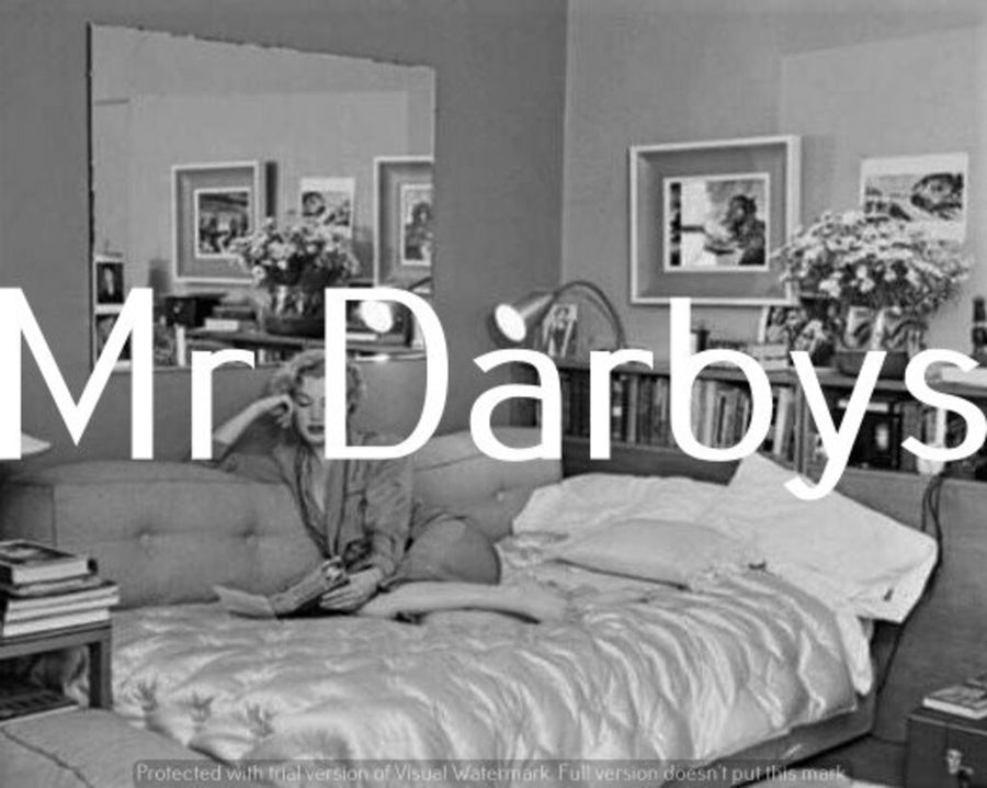 Rare 1951 Marilyn Monroe in her Bedroom