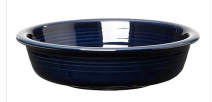 Fiesta Ware Cobalt (Dark Blue) Medium Soup Bowl Ceramic Dish Homer Laughlin HLC