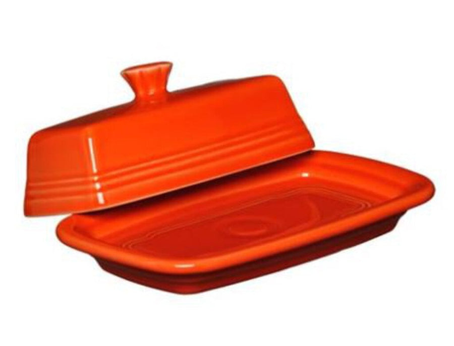 Fiesta - Poppy Large Covered Butter Dish