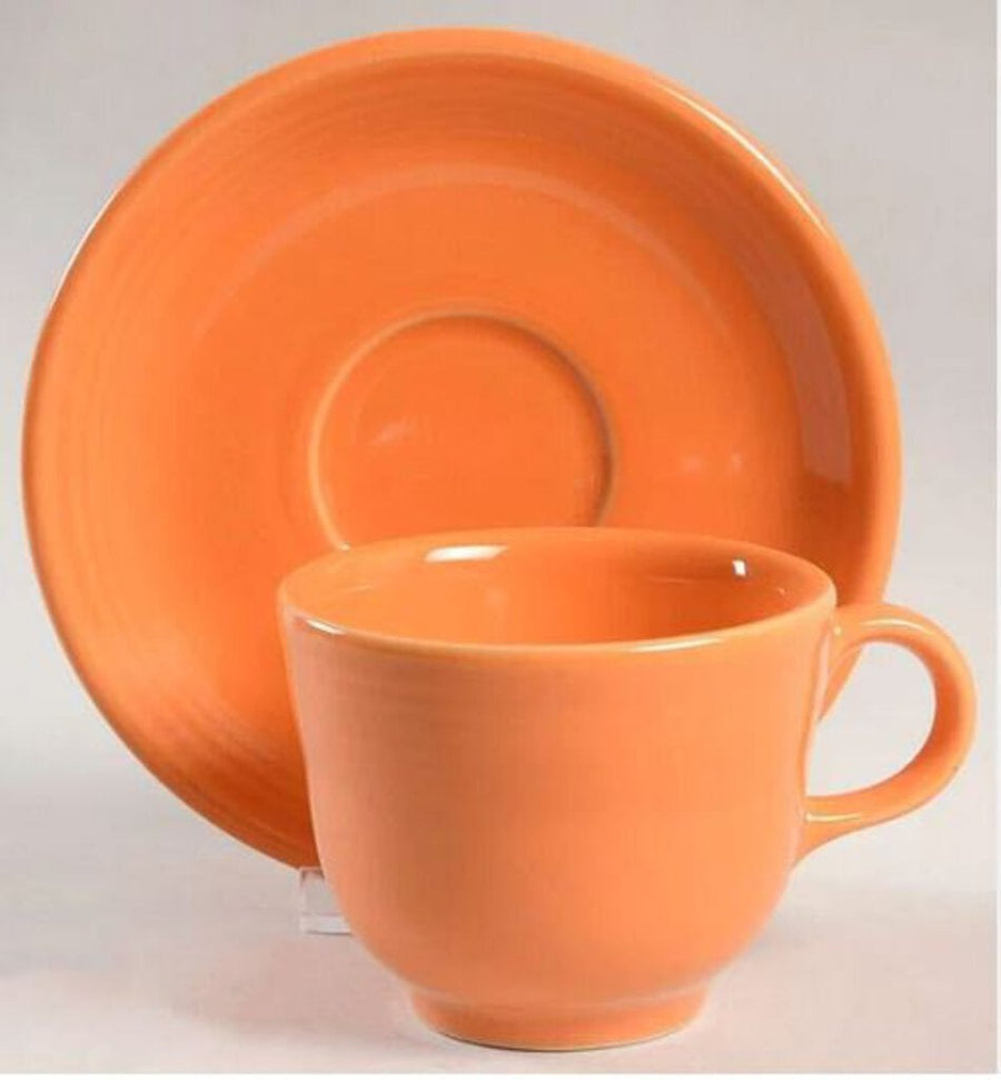 Fiesta - Tangerine Cup & Saucer (DIS)
