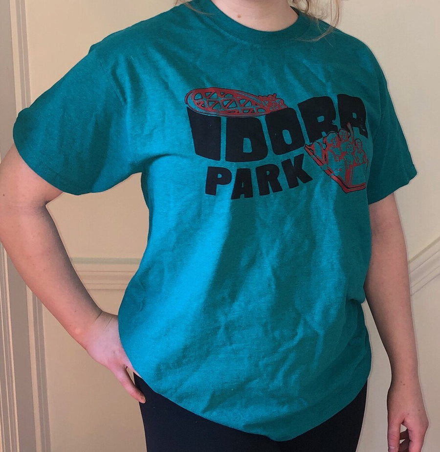 Idora Park Retro T-Shirt (LG) - Antique Jade
