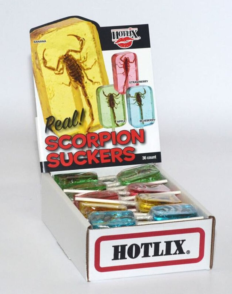Real Scorpion Candy Sucker