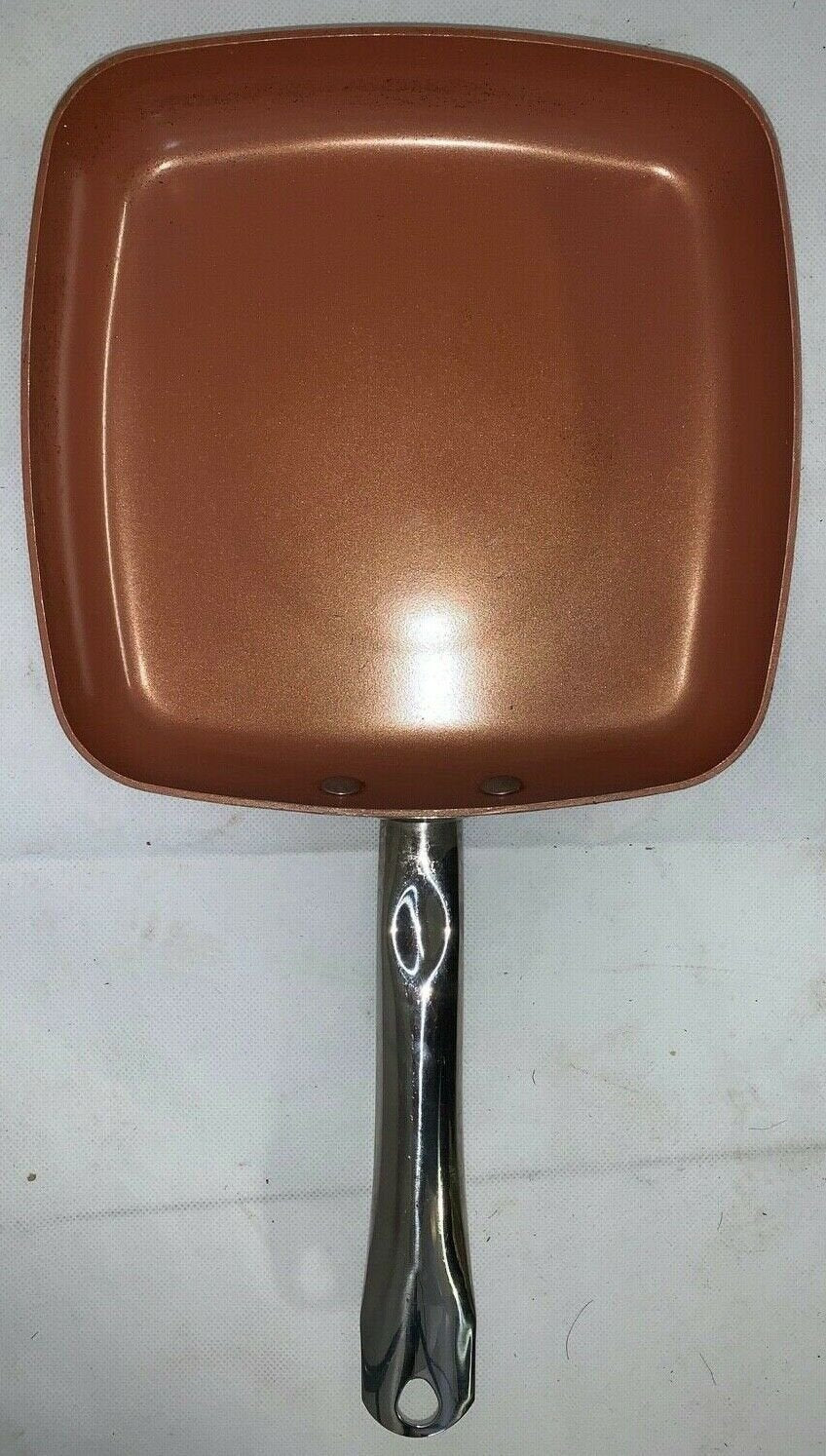 Copper Chef 9.5" x 1' Square Cooking Frying Pan With Handle
