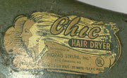 1950's Vintage CHIC Hair Dryer Wooden Handle Morris Struhl WORKS!!