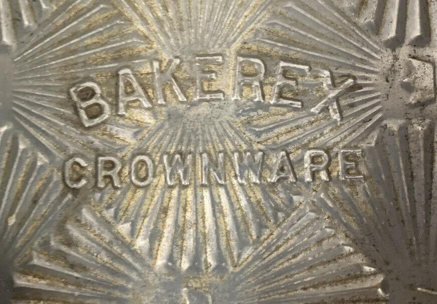 Rare 2 Antique BAKEREX CROWNWARE Bread Loaf Pans, 1950s, Loaf Tin size # 44