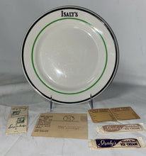 Load image into Gallery viewer, Isalys Isaly&#39;s 7 Piece Lot Sterling Plate Matchbook Gas Bill Wood Spoons Tickets