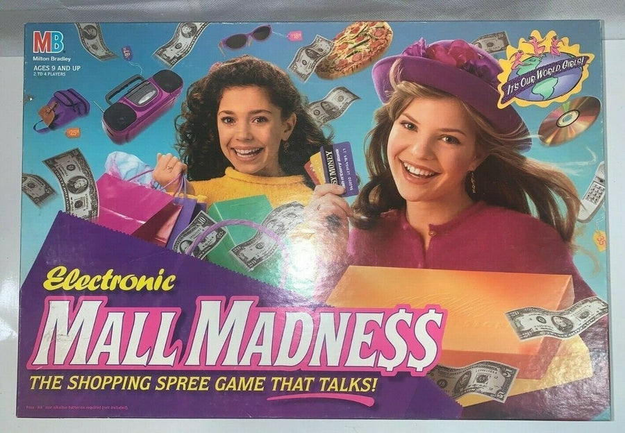 Milton Bradley Electronic Mall Madness The Shopping Spree Game That Talks