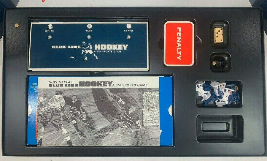 Vintage Blue Line Hockey a 3M Sports Board Game