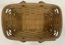 Load image into Gallery viewer, Vintage Longaberger Basket with Handles Signed LM 1986 Made in USA