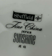 Vintage Sheffield Fine China Japan Sunshine Pattern 8 Piece Set