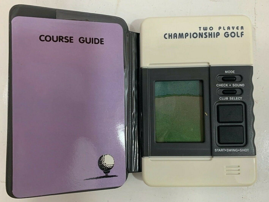 Vintage Radio Shack LCD Computerized Two Player Championship Golf Game