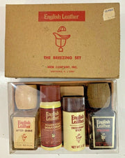 Vintage English Leather The Breezing Set Deodorant After Shave Cream Cologne