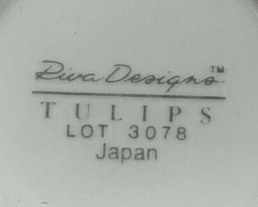 Vintage Riva Designs Tulips Lot 3078 Japan 39 Piece Set