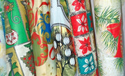 Vintage Lot of 11 Assorted Christmas Wrapping Paper Rolls