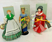 Vintage Avon International Porcelain Lot Dolls Adama Masako Colleen w/ Boxes