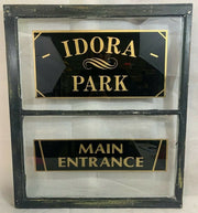 Antique Old Window Idora Park Main Entrance Youngstown Ohio