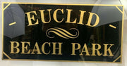 Antique Old Window Euclid Beach Park Amusement Main Entrance Cleveland Ohio