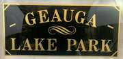 Antique Old Window Geauga Lake Amusement Park Main Entrance Aurora Ohio