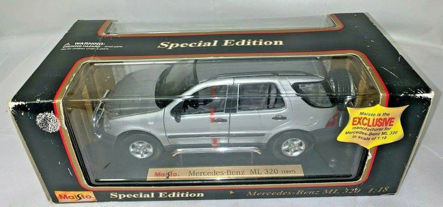 Vintage Maisto Special Edition Mercedes Benz Ml 320 1997 Diecast 1/18 Scale