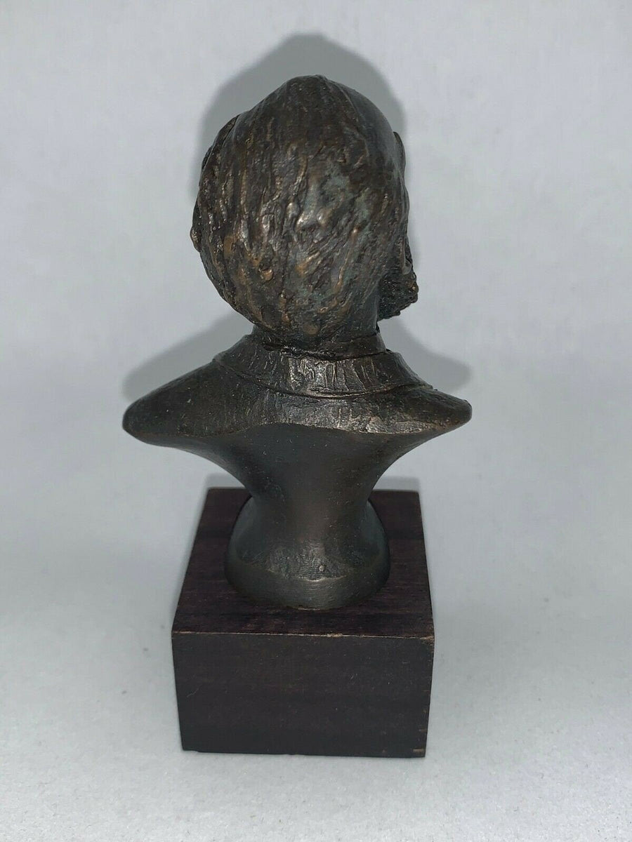 President James Garfield Bust Statue Bronze Franklin Mint