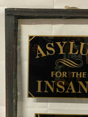 Antique Long Old Window Asylum for the Insane Center Disturbed Women Hospital