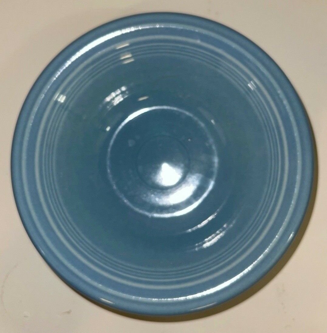 Vintage Fiesta Homer Laughlin Stacking Cereal Bowl Blue Periwinkle