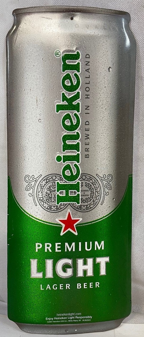 2007 Heineken Premium Light Lager Beer