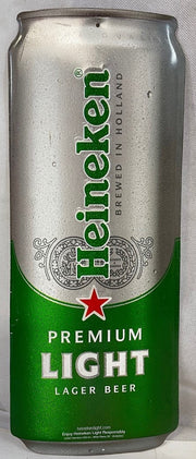 2007 Heineken Premium Light Lager Beer Can Metal Sign