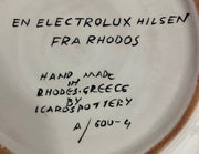 Vintage Icaros Rhodes Pottery Deer Hand Painted Plate