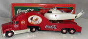 Vintage Coca-Cola 2000 Holiday Helicopter Truck Carrier w/ Box NEW