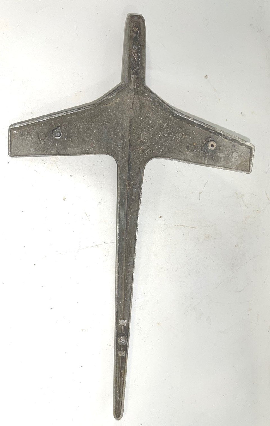 Vintage Metal Jet Airplane Car Hood Emblem Ornament