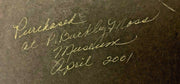 Signed P. Buckley Moss April 2001 Our Drummer Boy Framed Litho 31/1000