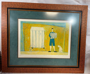 Vintage Annora Spence "The Beach House" Signed Artist Proof 4/20 Framed