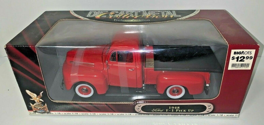 Vintage Road Signature Deluxe Edition Red 1948 Ford f150 pickup Truck 1/18 Scale