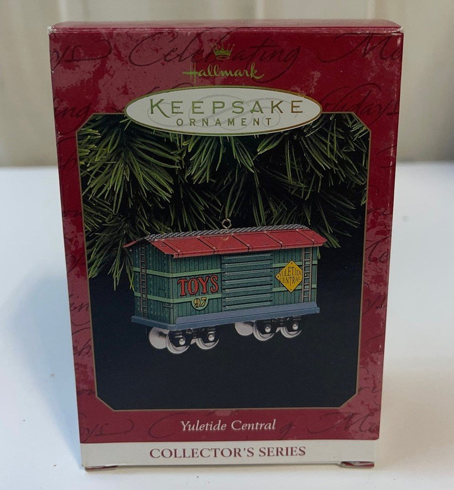 Vintage Hallmark Keepsake Yuletide Central Train Christmas Ornament
