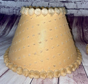 Set of 2 Vintage Mid Century Pom-Pom Accent Lampshade Set