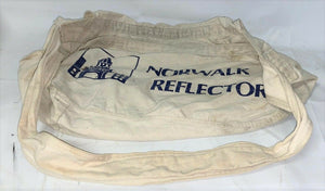 Rare Vintage Norwalk Reflector Canvas Newspaper Delivery Bag Huron Sandusky Ohio