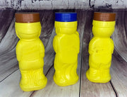Vintage Amstar Plastics Domino Yellow Baseball Sugar N' Cinnamon Shakers Set 3