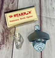 New In Box Starr X Polish Stainless Steel Beer Soda Opener